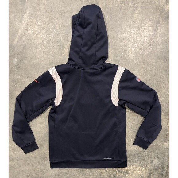 Nike Chicago Bears Hoodie Youth Large Blue Therma-Fit Football Authentic NFL - Picture 2 of 7